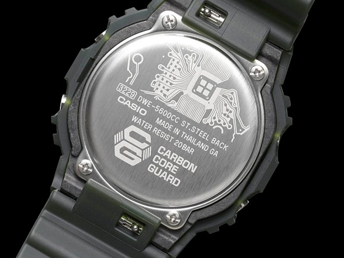 G-SHOCK DWE-5600CC-3 手表 绿色 #10