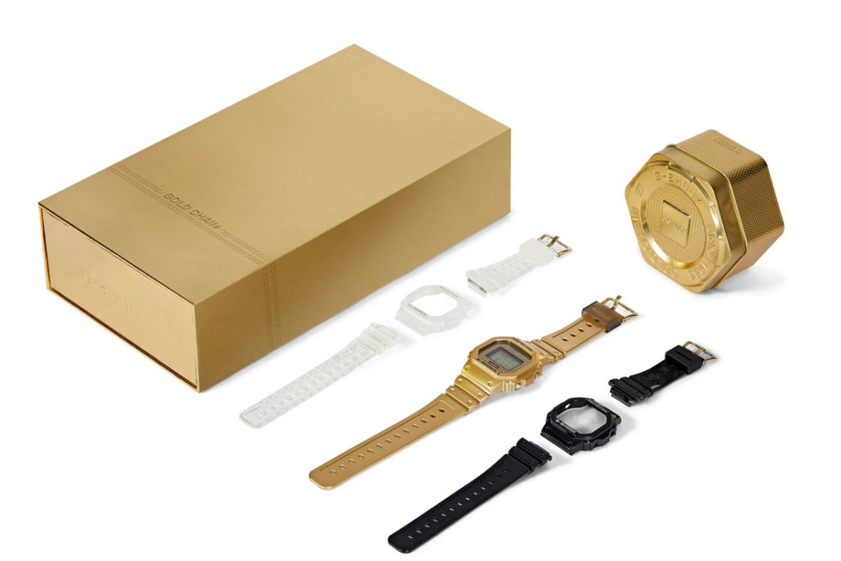 G-SHOCK DWE-5600HG-1PFH 手表 金色 #2