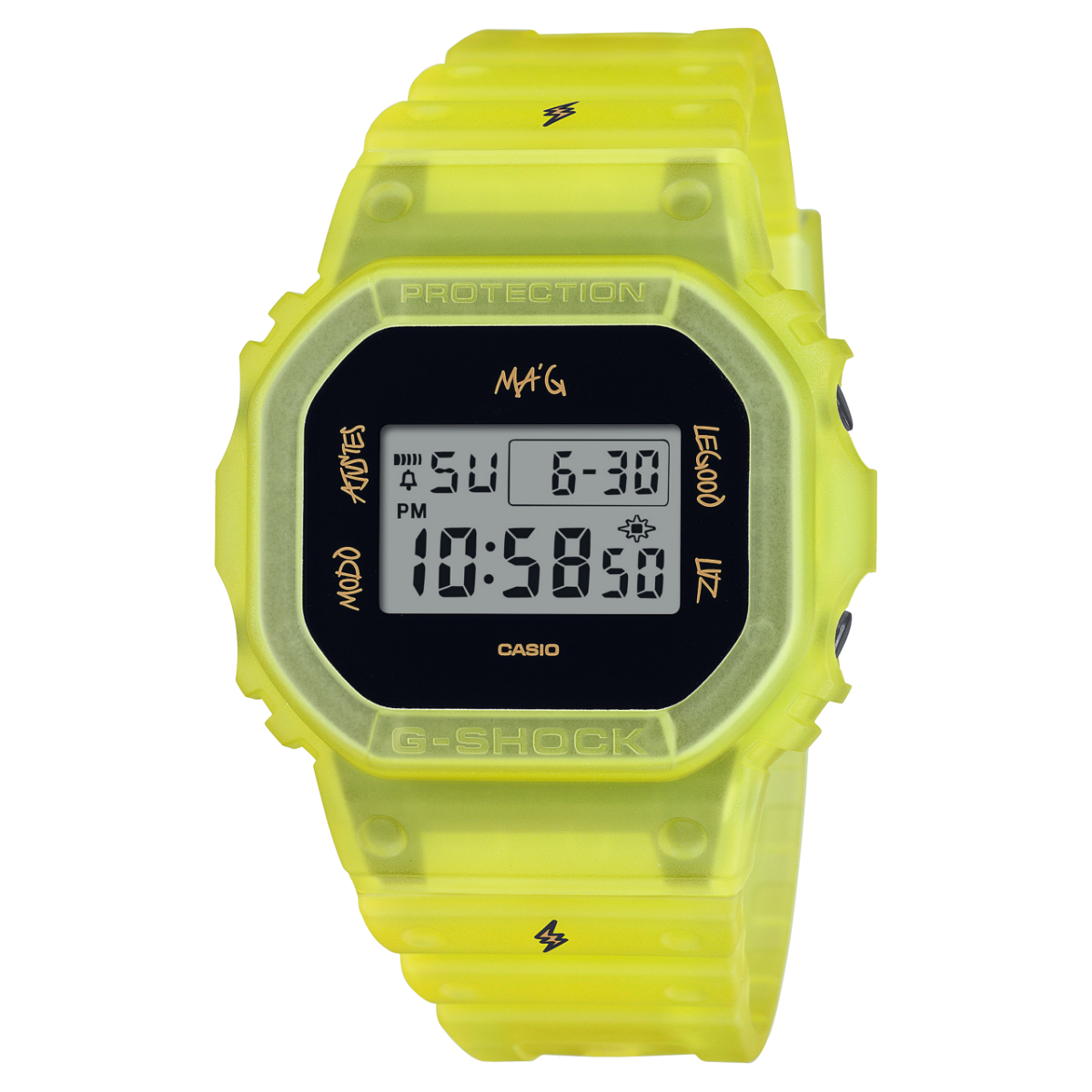 G-SHOCK DWE-5600JB-1A9 手表 黄色 #1