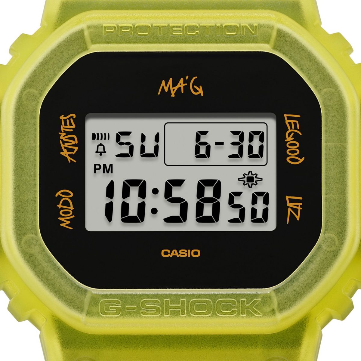 G-SHOCK DWE-5600JB-1A9 手表 黄色 #8