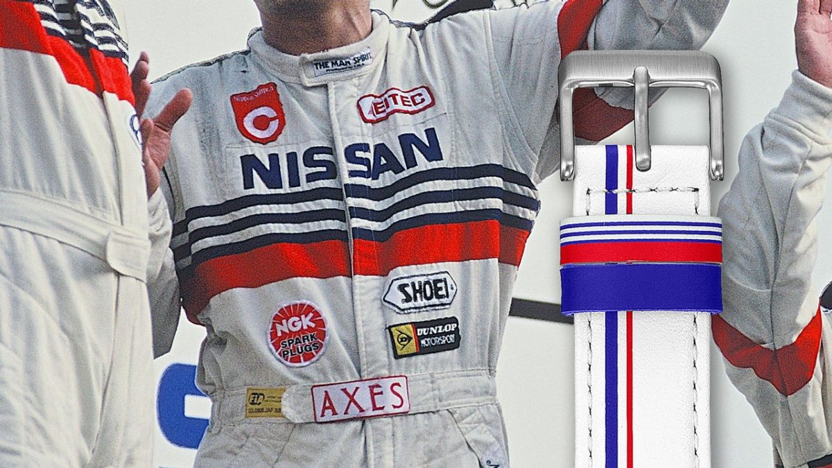 ECB-S10NIS-7A 让人想起经典赛车服的三色条纹 #8