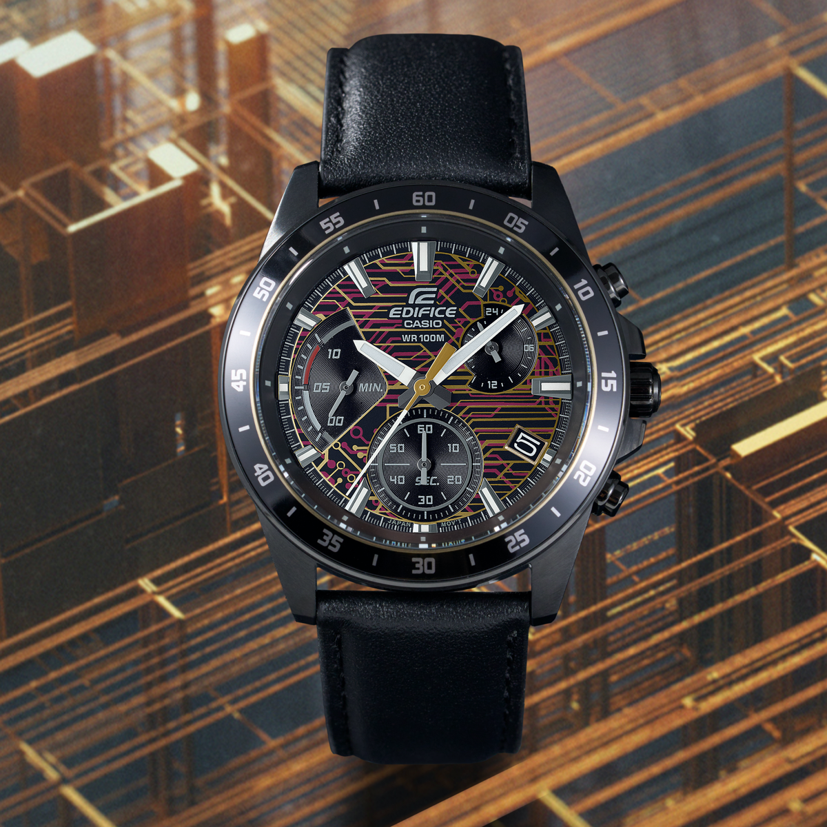 EDIFICE EFV-540CL-1A 手表 黑色 #2