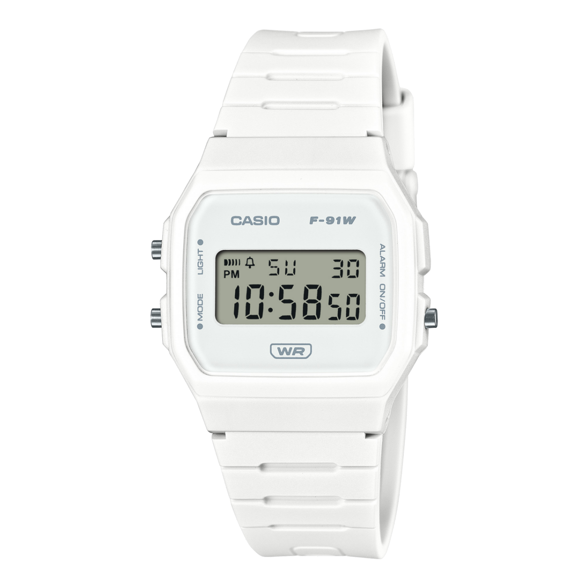 CASIO F-91WB-7A 手表 白色 #1