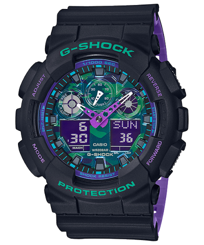 G-SHOCK GA-100BL-1A 手表 黑色 #1