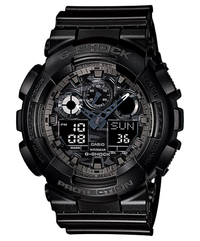 G-SHOCK GA-100CF-1A 手表 黑色 #1