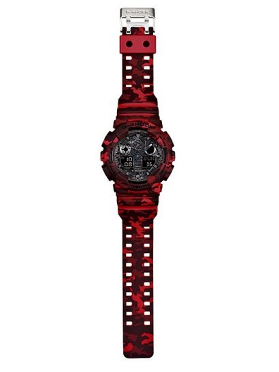 G-SHOCK GA-100CM-4A 手表 红色 #7