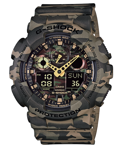 G-SHOCK GA-100CM-5A 手表 棕色 #1