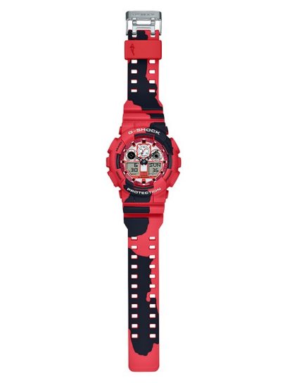 G-SHOCK GA-100JK-4A 手表 红色 #3