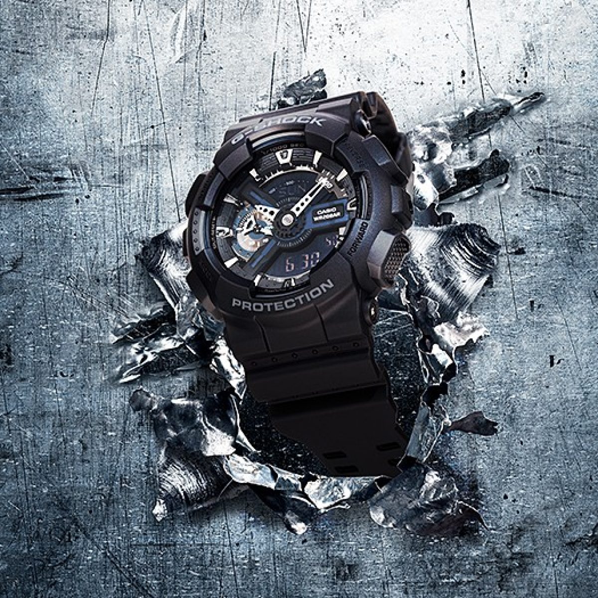 G-SHOCK GA-110-1B 手表 黑色 #3
