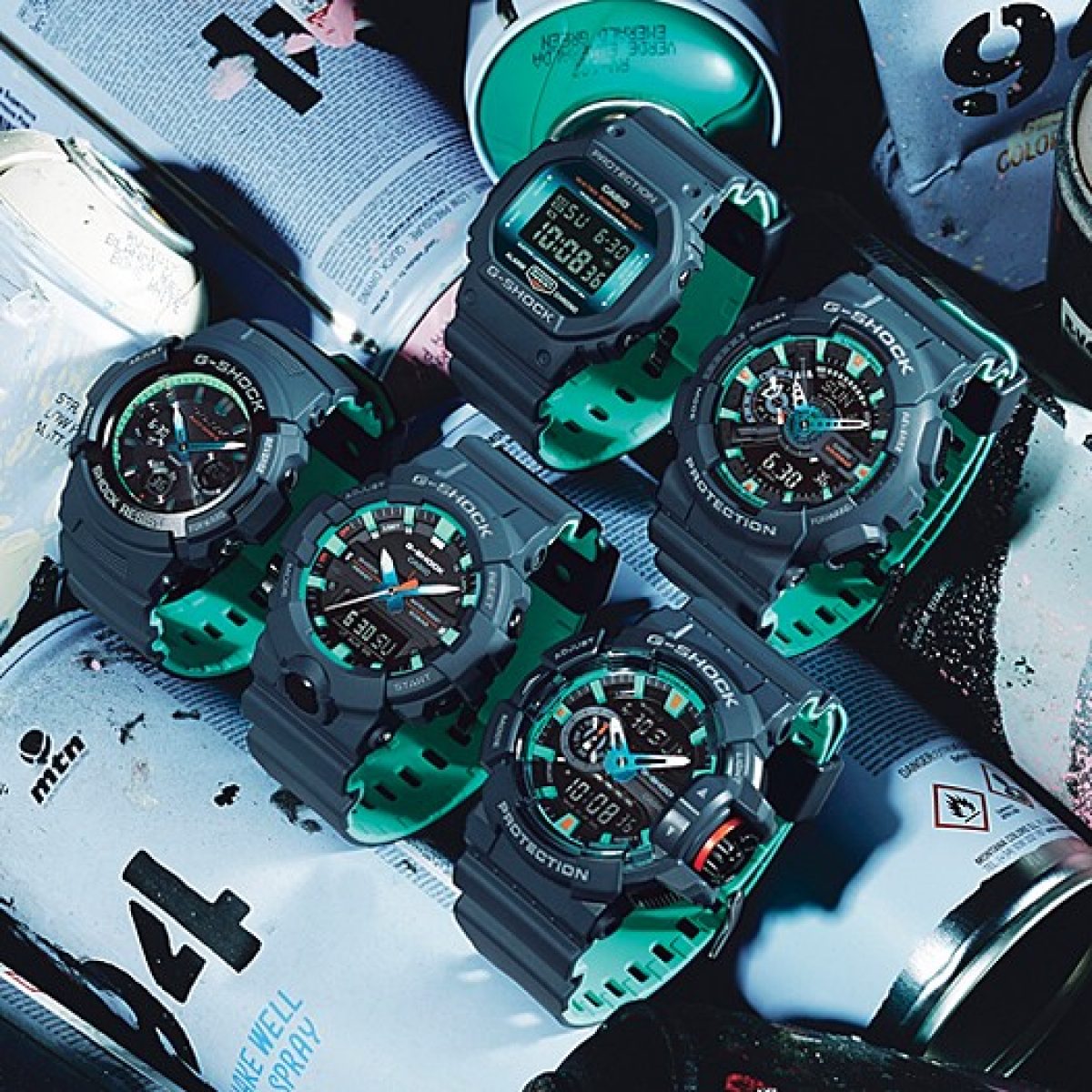 G-SHOCK GA-110CC-2A 手表 蓝色、浅蓝色 #2