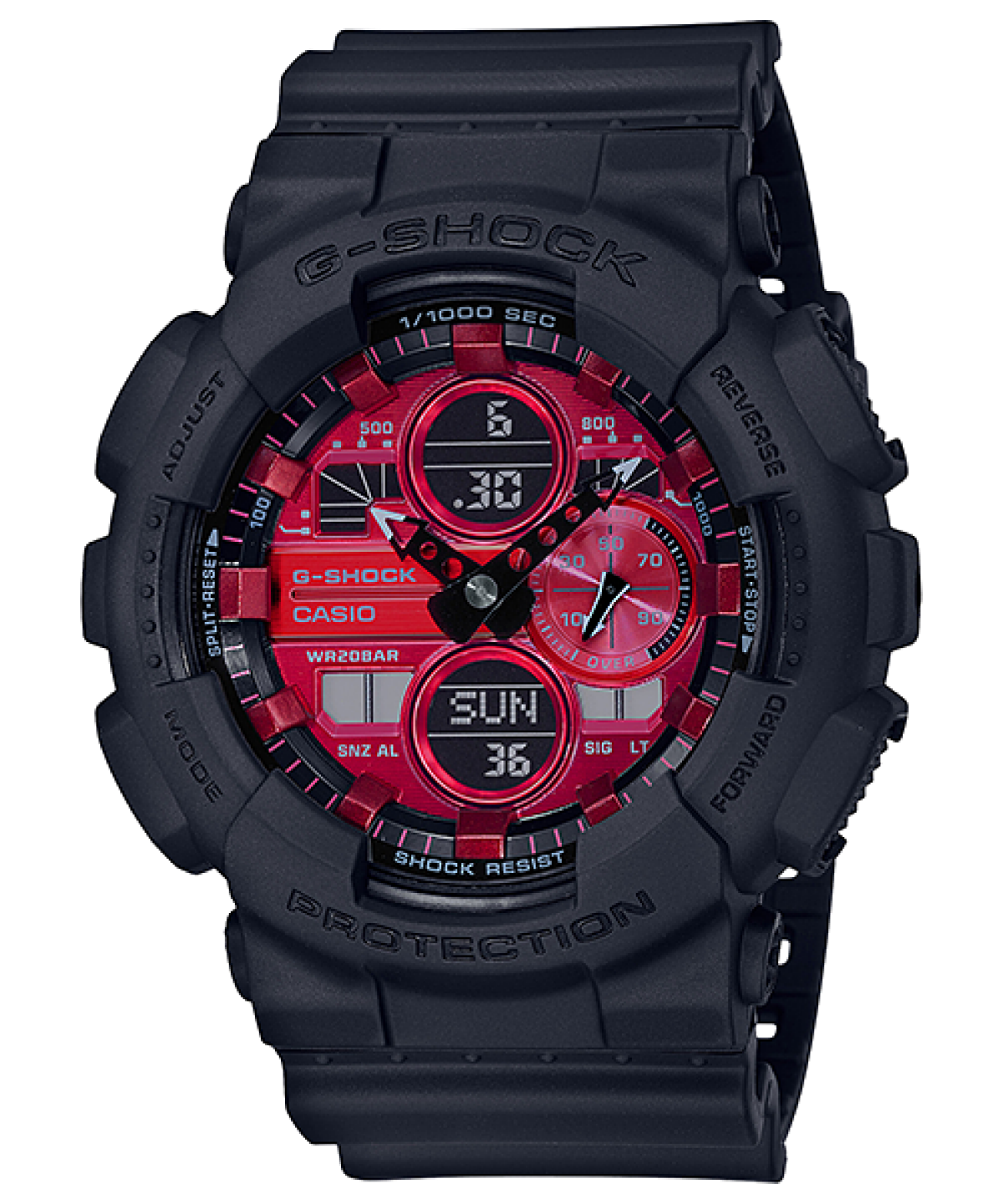 G-SHOCK GA-140AR-1A 手表 黑色 #1