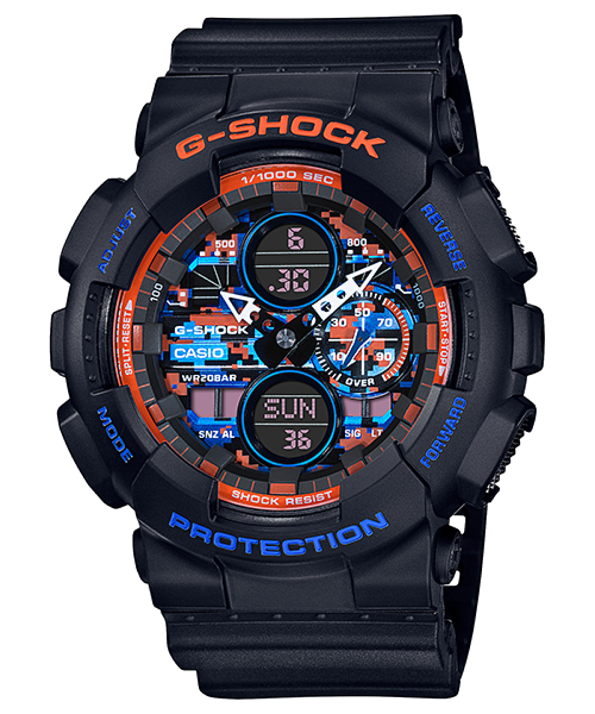 G-SHOCK GA-140CT-1A 手表 黑色 #1