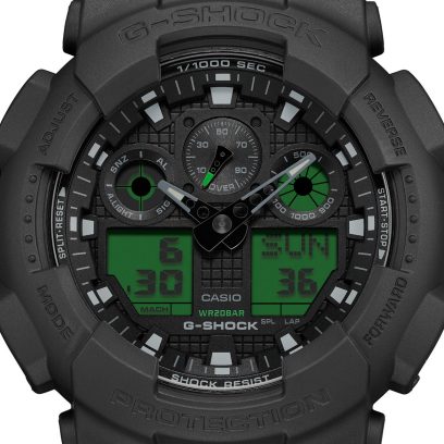 G-SHOCK GA-100BEG-1A 手表 黑色 #5