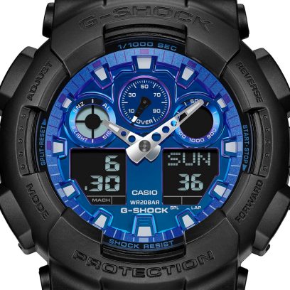 G-SHOCK GA-100FL-1A 手表 黑色 #9