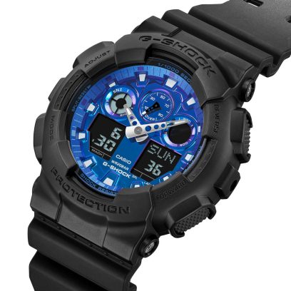G-SHOCK GA-100FL-1A 手表 黑色 #10