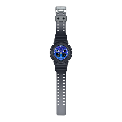 G-SHOCK GA-100FL-1A 手表 黑色 #8