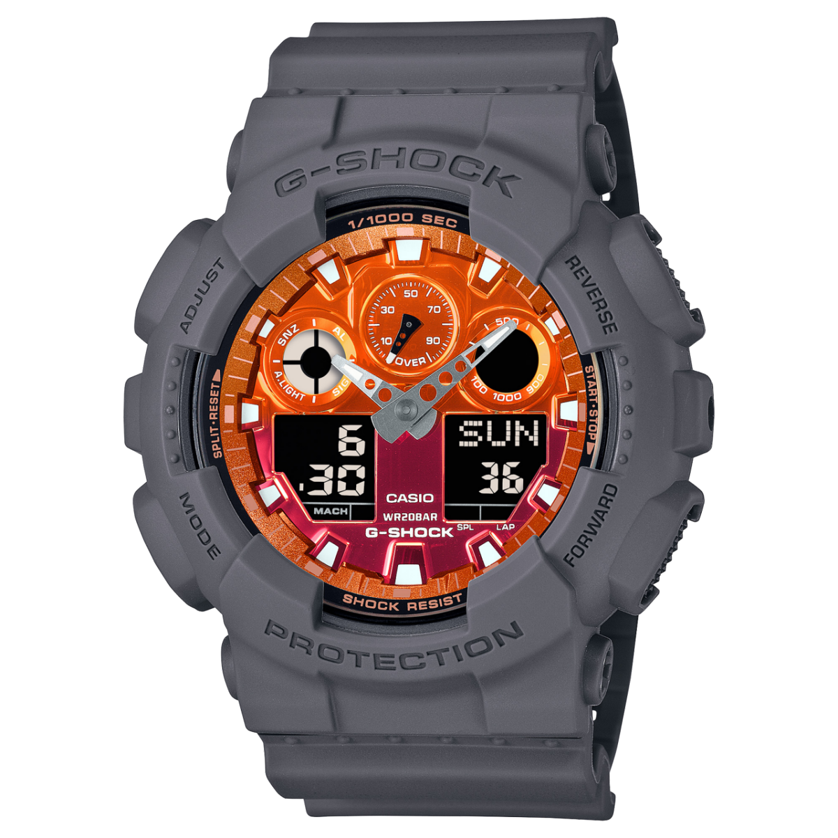 G-SHOCK GA-100FL-8A 手表 灰色 #1