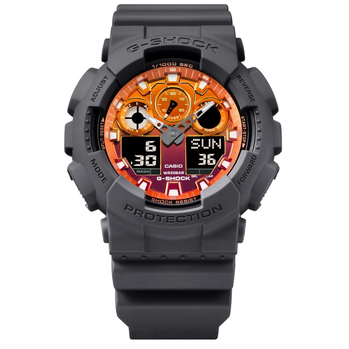 G-SHOCK GA-100FL-8A 手表 灰色 #8