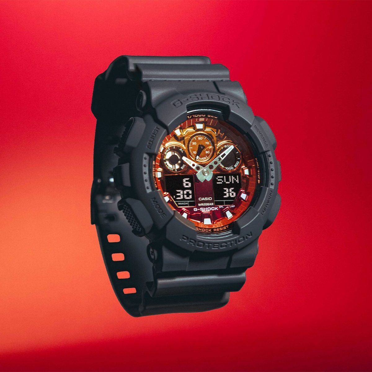 G-SHOCK GA-100FL-8A 手表 灰色 #6