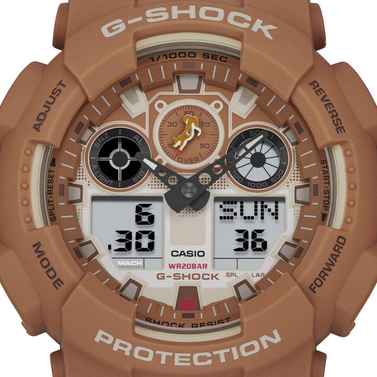 Casio G-SHOCK GA-100SHB-5AJR SHIBA INU Akashiba Watch brown 2024 Japan New  | eBay