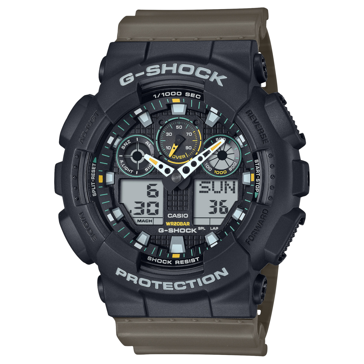 G-SHOCK GA-100TU-1A3 手表 黑色 #1