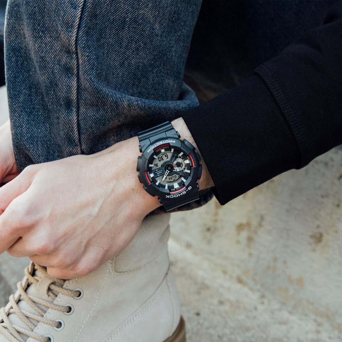 G-SHOCK GA-110RL-1A 手表 黑色 #9