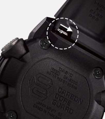 G-SHOCK GA-2000-1A9 手表 黑色 #7