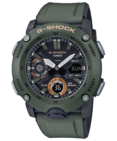 G-SHOCK GA-2000-3A 手表 绿色 #1