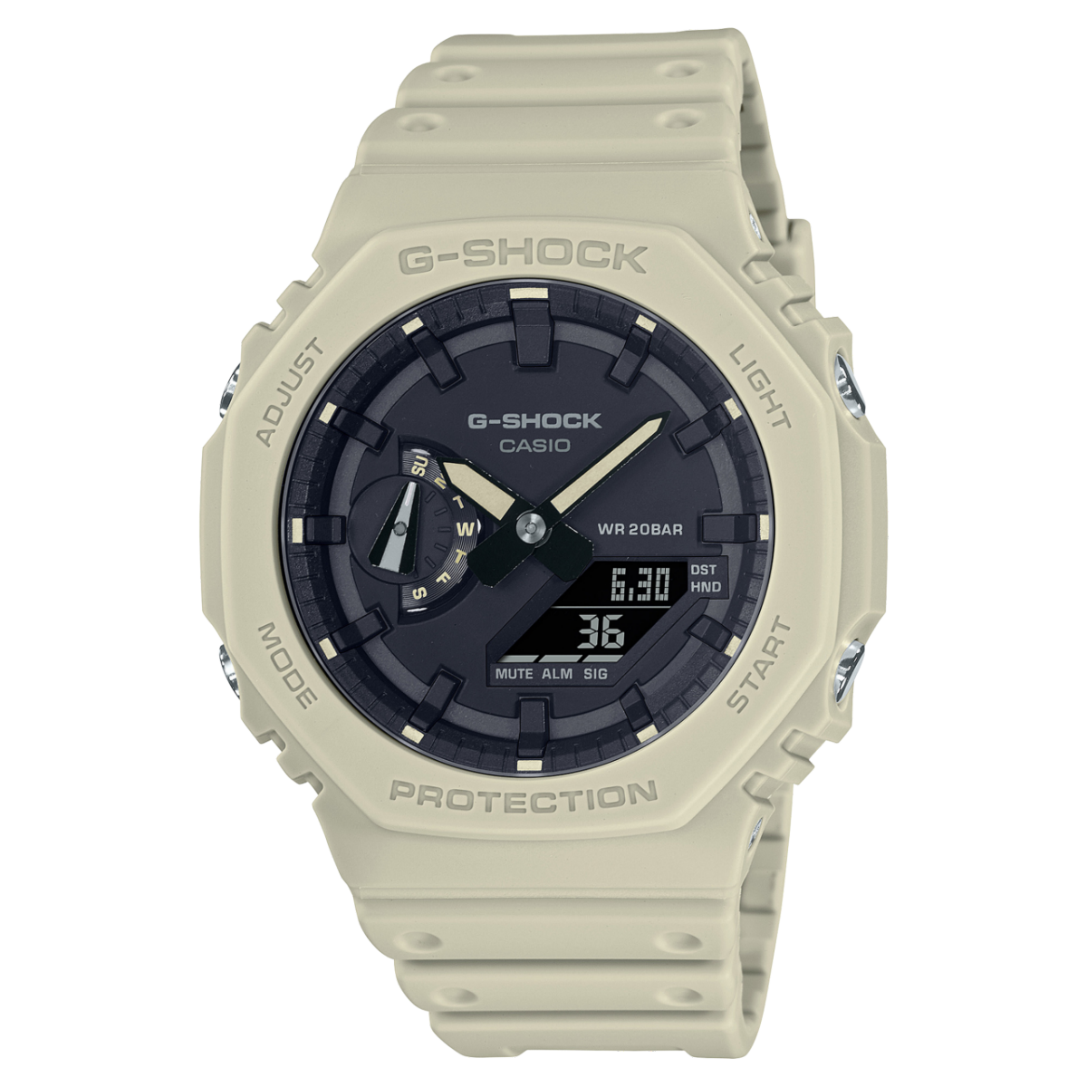 G-SHOCK GA-2100-5A 手表 米色 #1