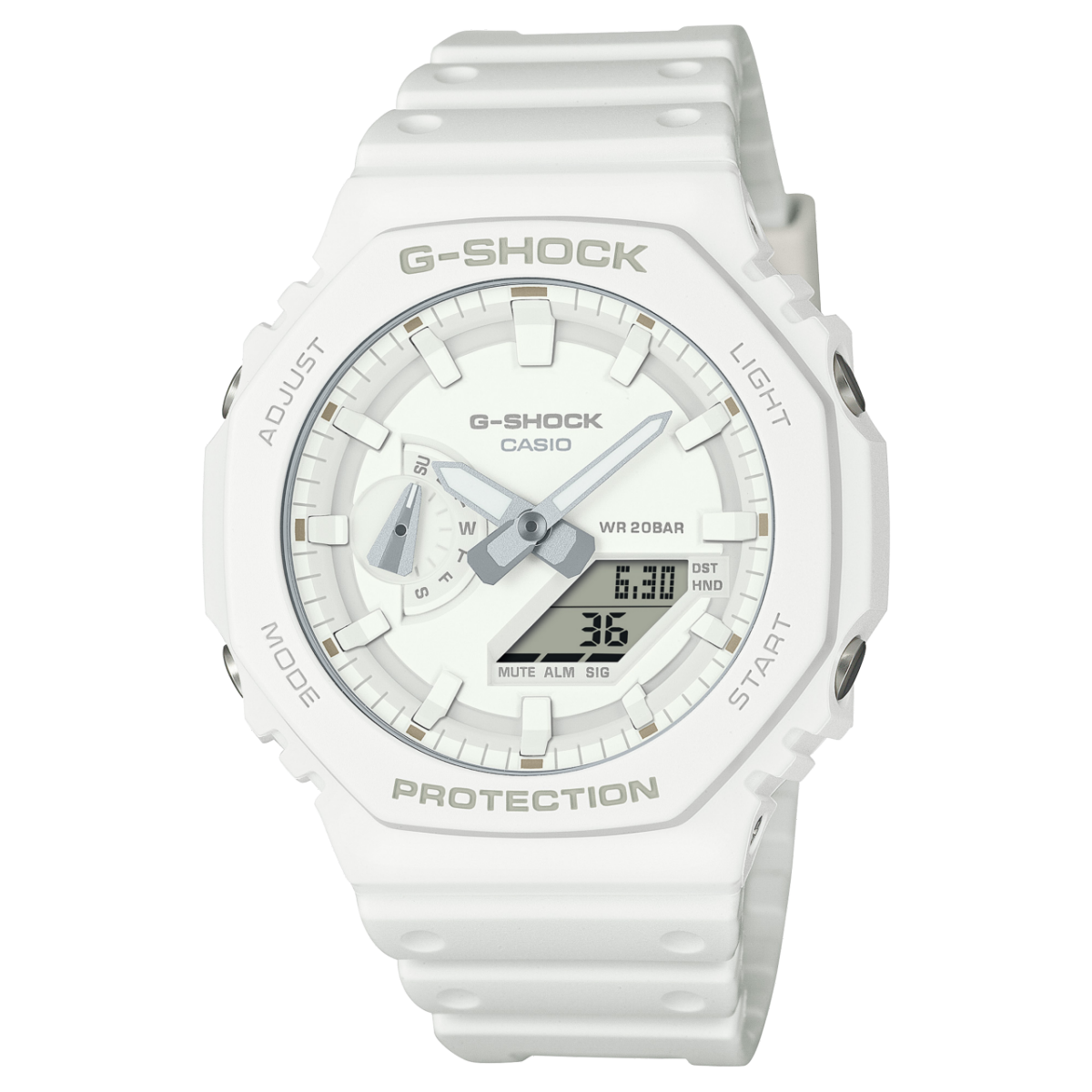 G-SHOCK GA-2100-7A7 手表 白色 #1