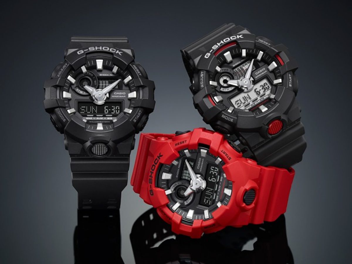 G-SHOCK GA-700-1A 手表 黑色 #4