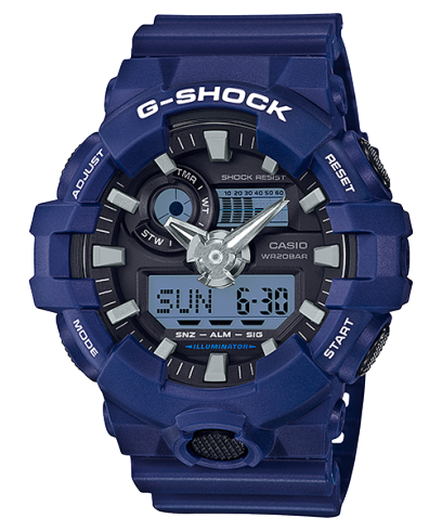 G-SHOCK GA-700-2A 手表 蓝色、浅蓝色 #1