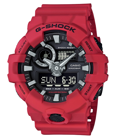 G-SHOCK GA-700-4A 手表 红色 #1