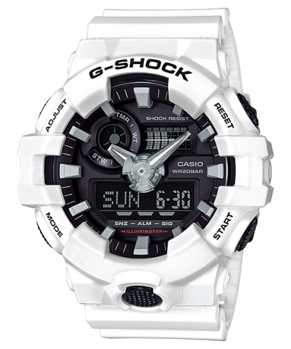 G-SHOCK GA-700-7A 手表 白色 #1