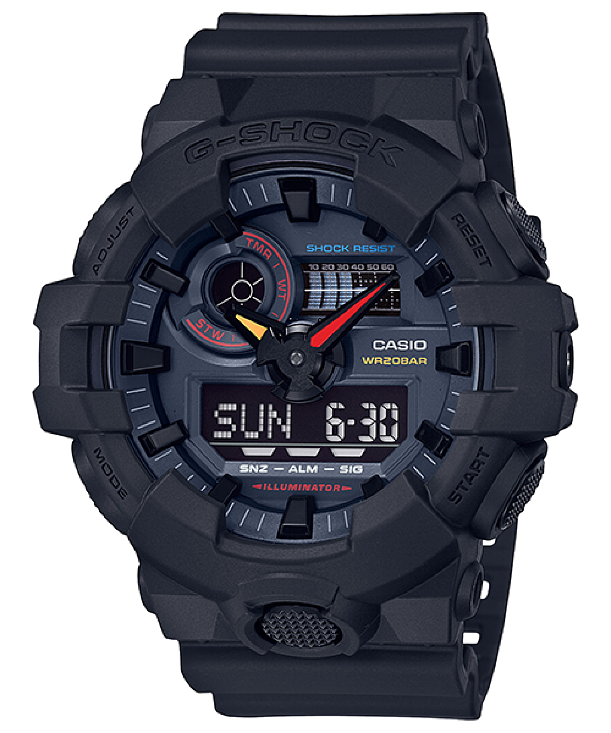 G-SHOCK GA-700BMC-1A 手表 黑色 #1