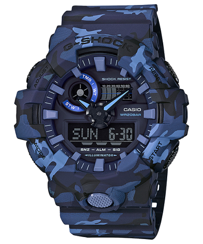 G-SHOCK GA-700CM-2A 手表 蓝色、浅蓝色 #1