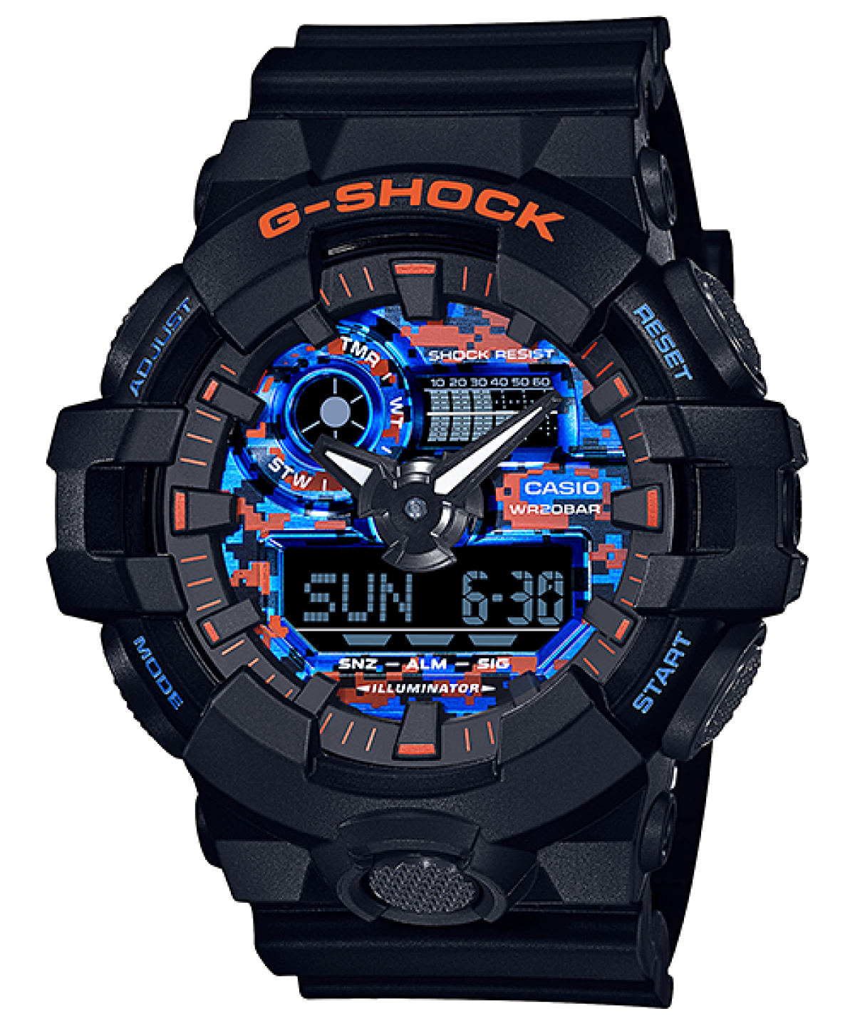 G-SHOCK GA-700CT-1A 手表 黑色 #1