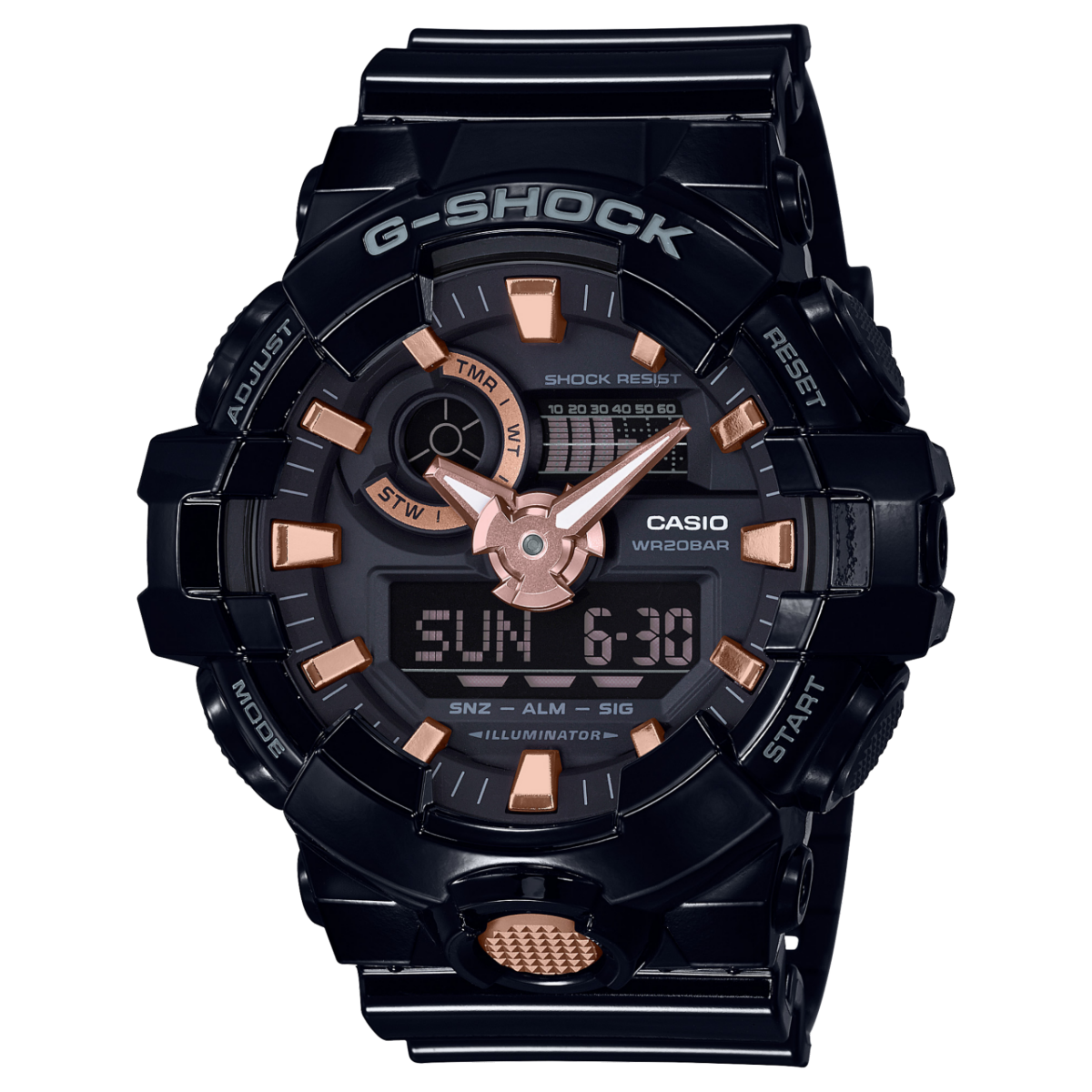 G-SHOCK GA-710GBX-1A4 手表  #1