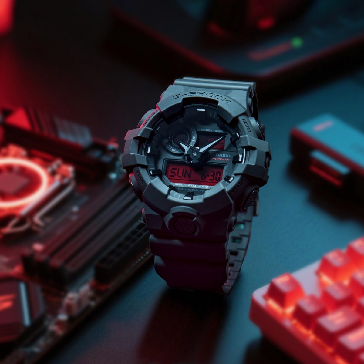G-SHOCK GA-700BBR-1A 手表 黑色 #2