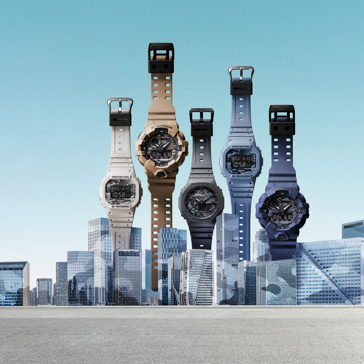 G-SHOCK GA-700CA-2A 手表 蓝色、浅蓝色 #2