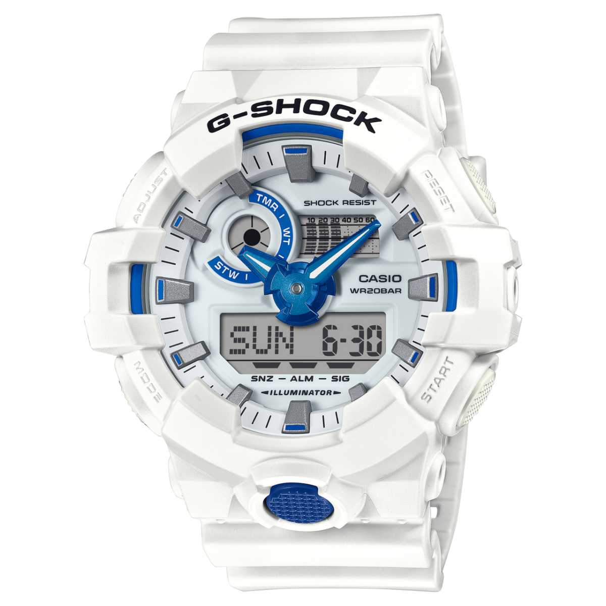 G-SHOCK GA-700HDS-7A 手表 白色 #1