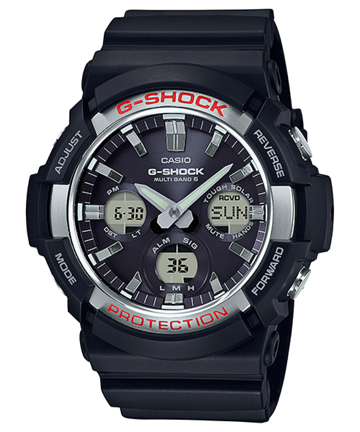 G-SHOCK GAW-100-1A 手表 银色 #1