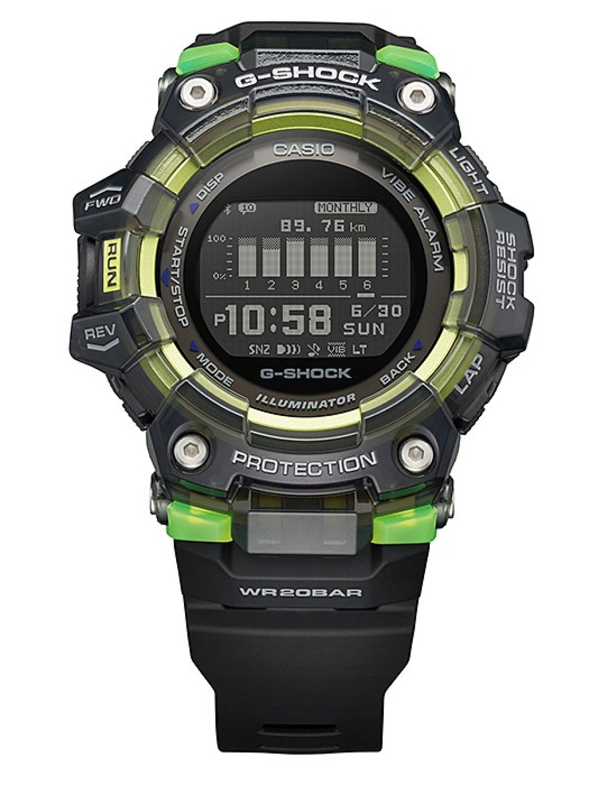 G-SHOCK GBD-100SM-1 手表 透明色 #4