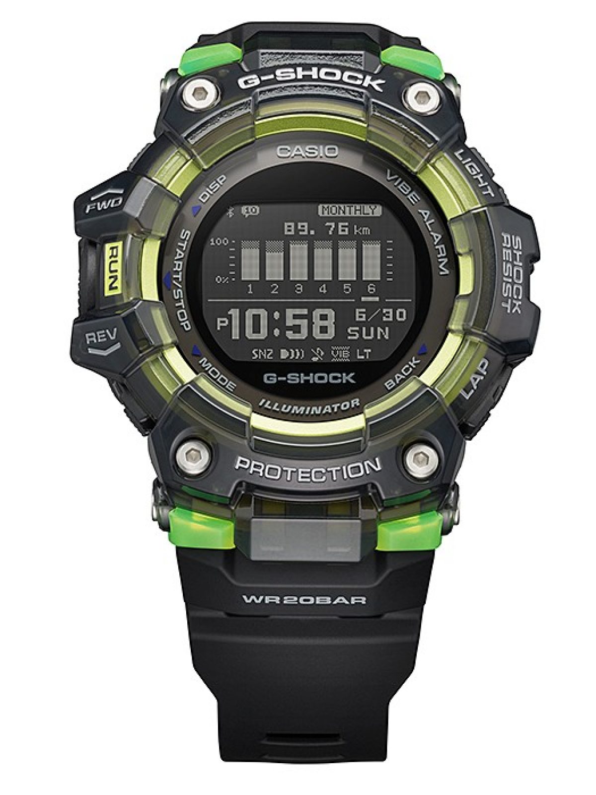 G-SHOCK GBD-100SM-1 手表 透明色 #3