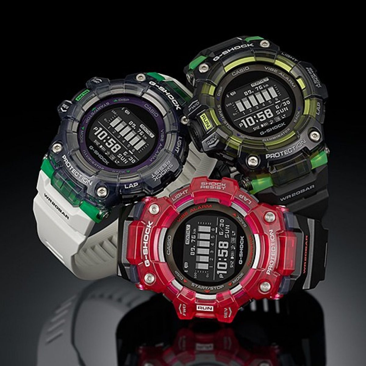 G-SHOCK GBD-100SM-1 手表 透明色 #6