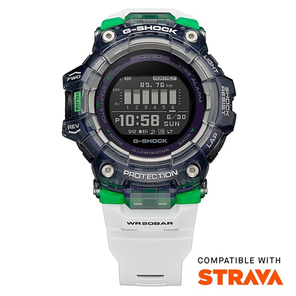 G-SHOCK GBD-100SM-1A7 手表 透明色 #2