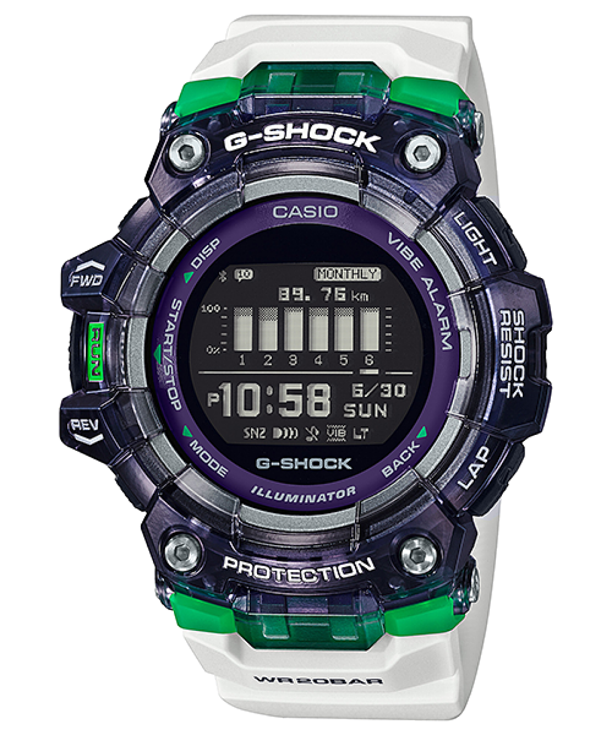 G-SHOCK GBD-100SM-1A7 手表 透明色 #1