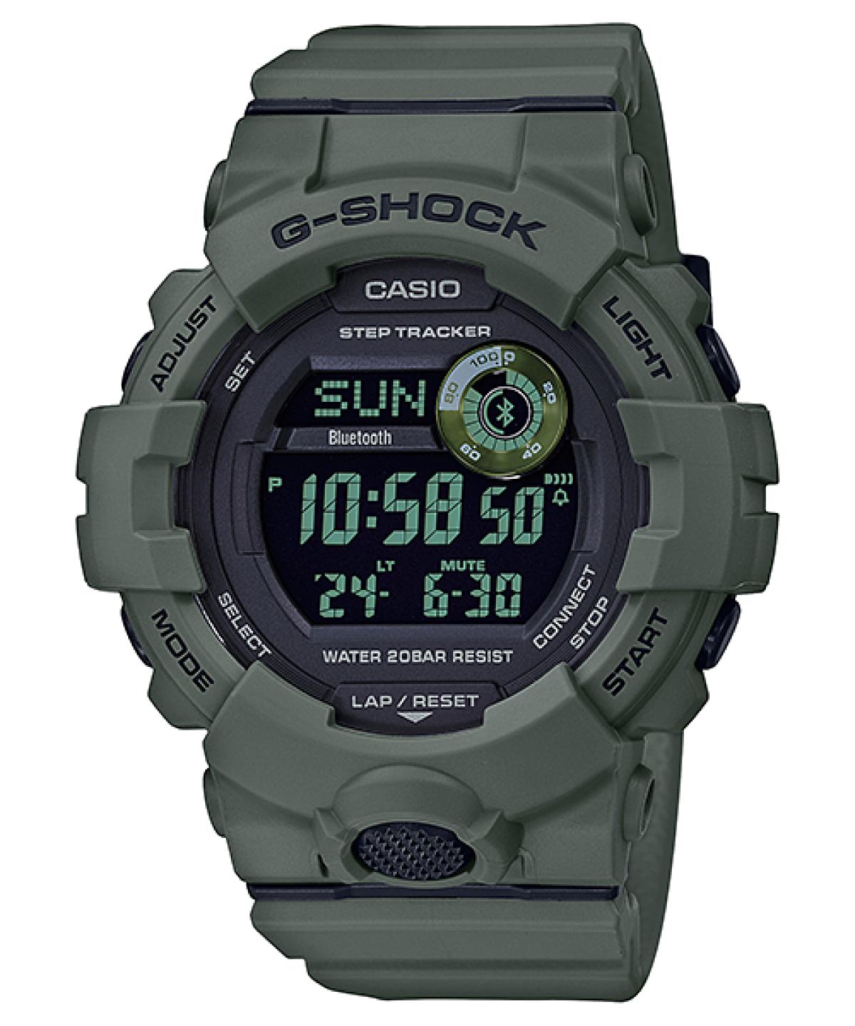 G-SHOCK GBD-800UC-3 手表 绿色 #1