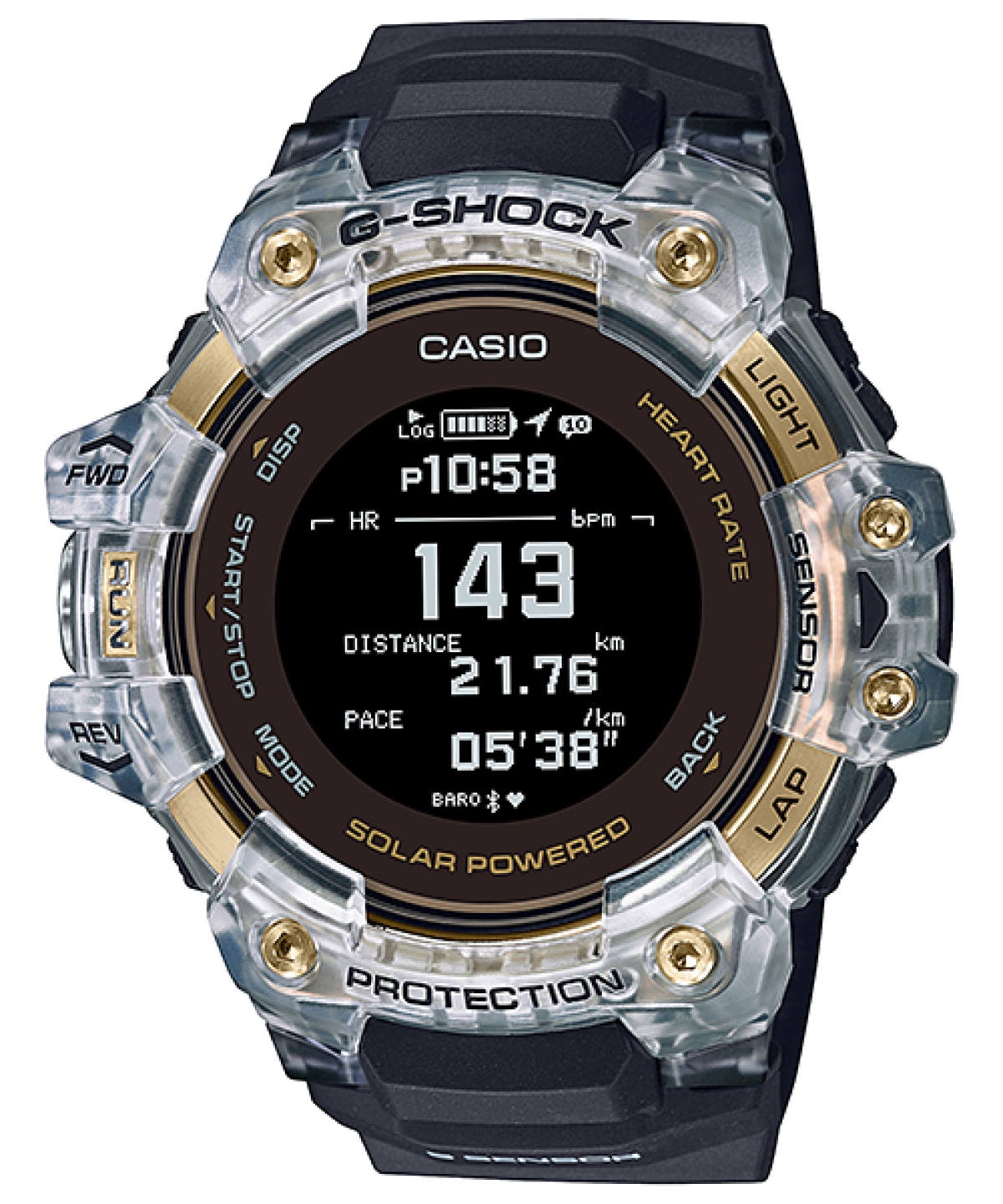 G-SHOCK GBD-H1000-1A9 手表 透明色 #1