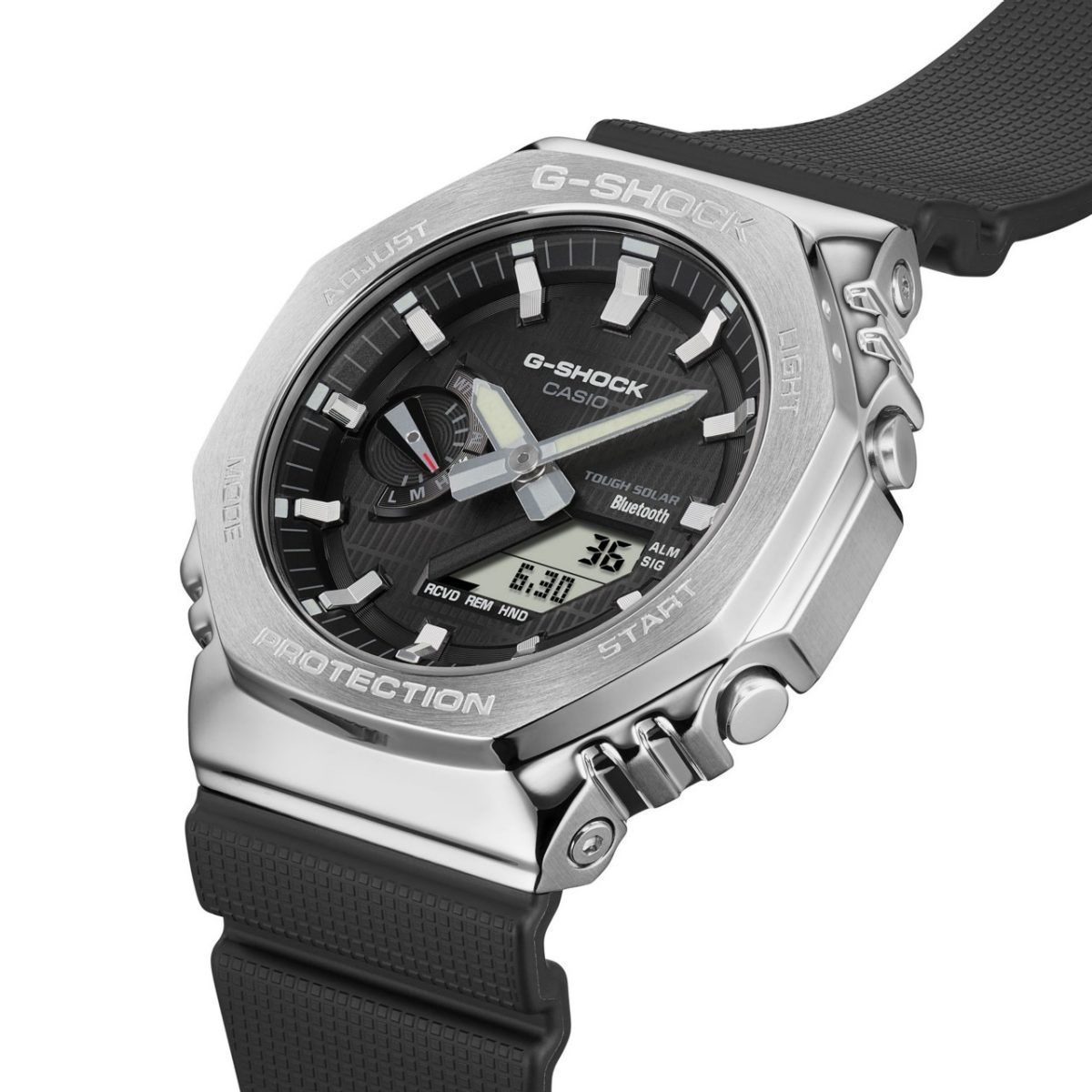 G-SHOCK GBM-2100-1A 手表 银色 #3